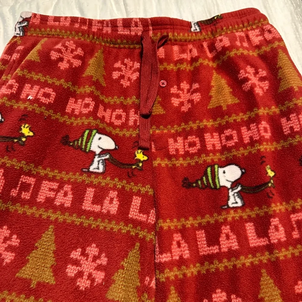 Peanuts house/sleep/lounge‎ fleece pants size large